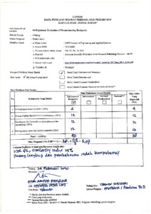 BAHAN KENAIKAN PANGKAT - PENELITIAN - PEER REVIEW II.A.1.b).1) - PRIMA ...